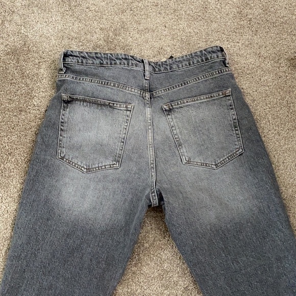 TOPSHOP Straight Jeans BNWT Size 32 in Grey - Picture 5 of 5